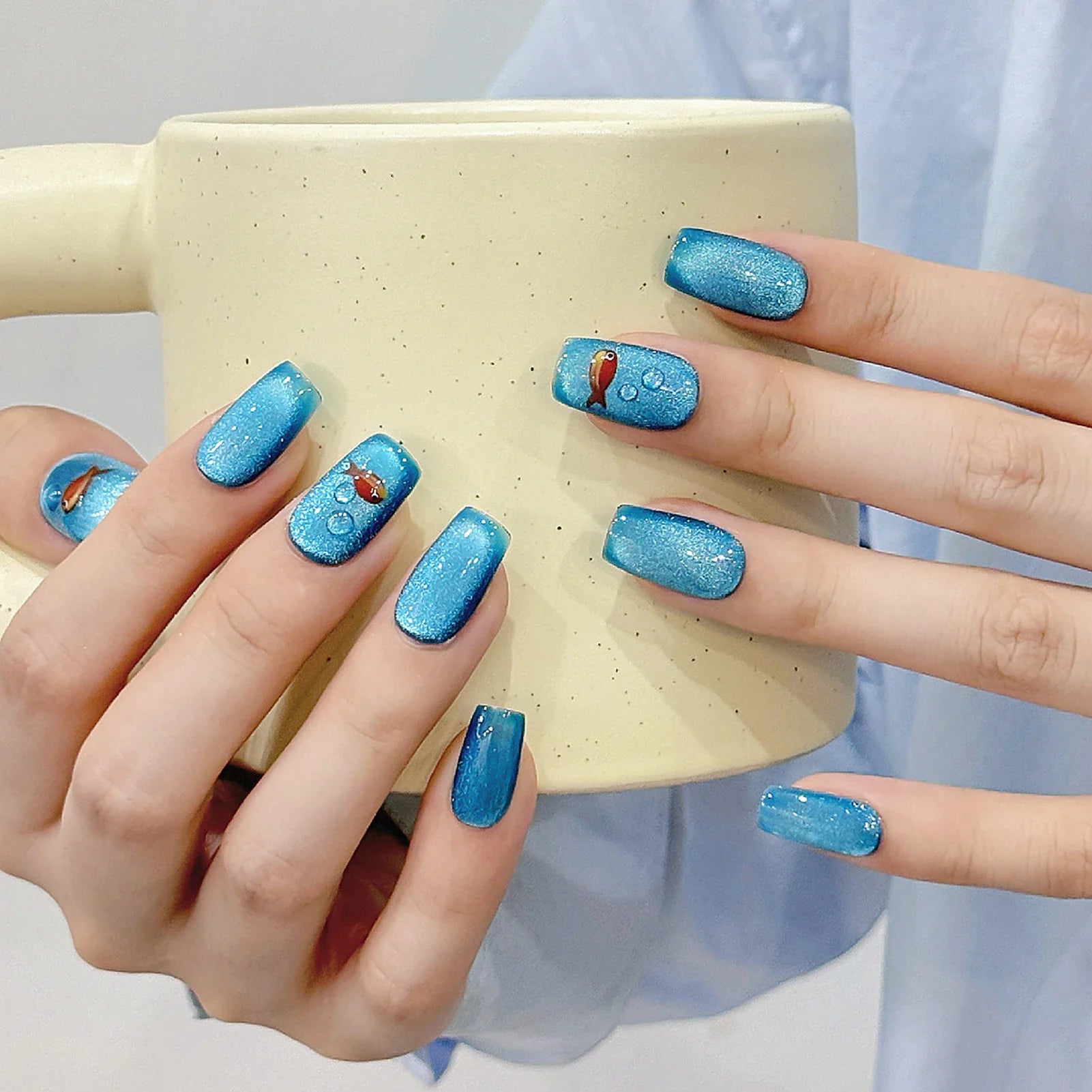 Cat's Eye Press On Nails-1