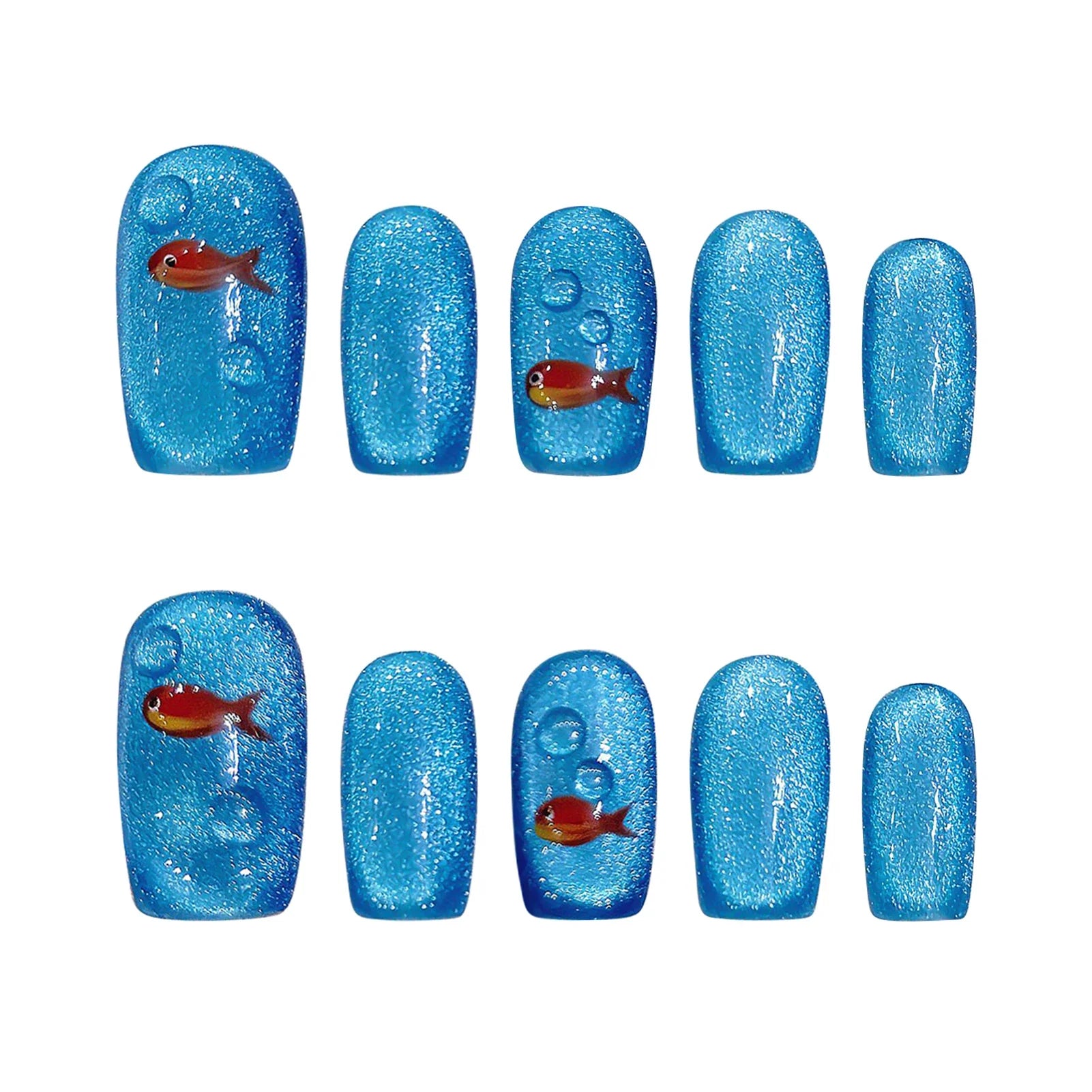 Cat's Eye Press On Nails-3