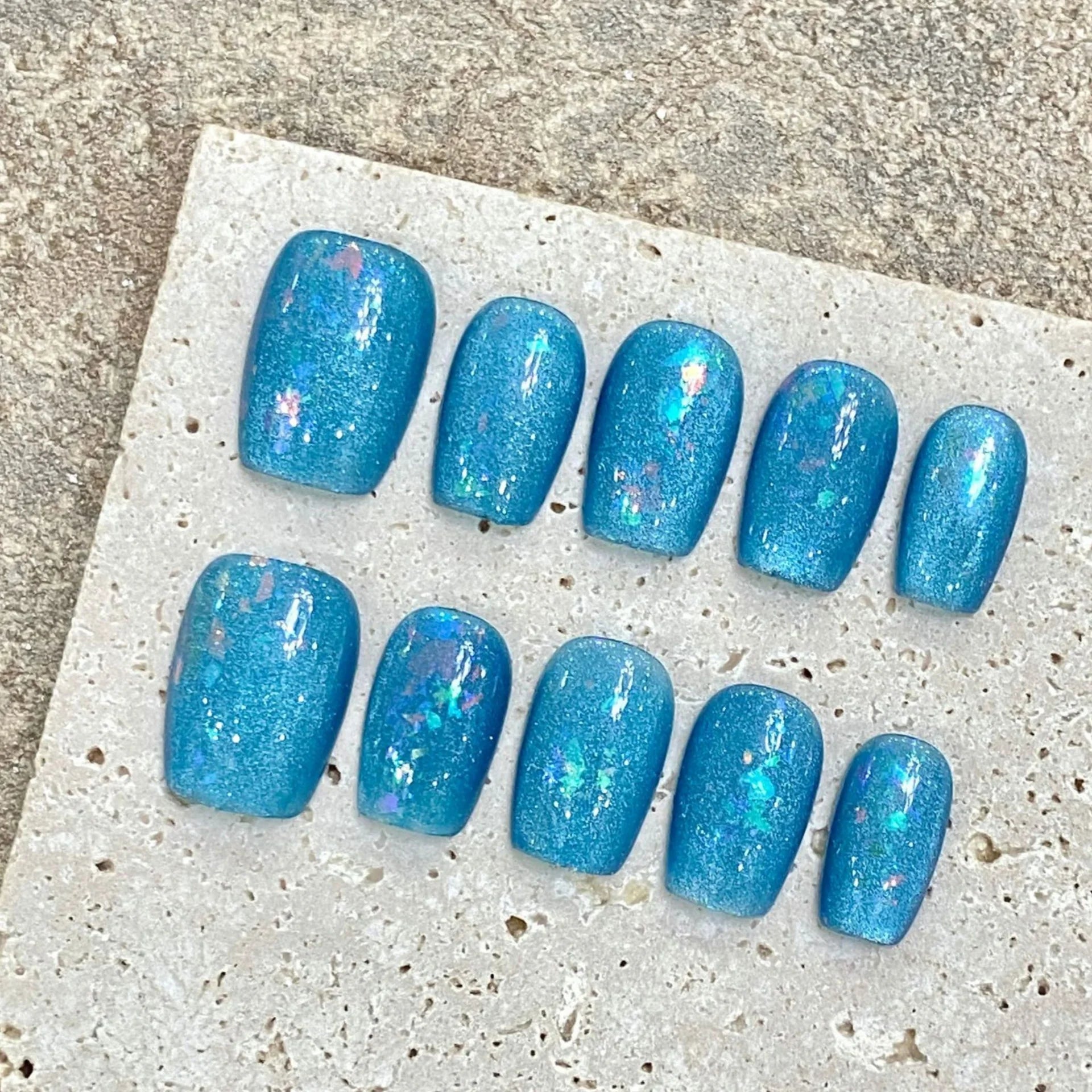 Cat's Eye Press On Nails-6