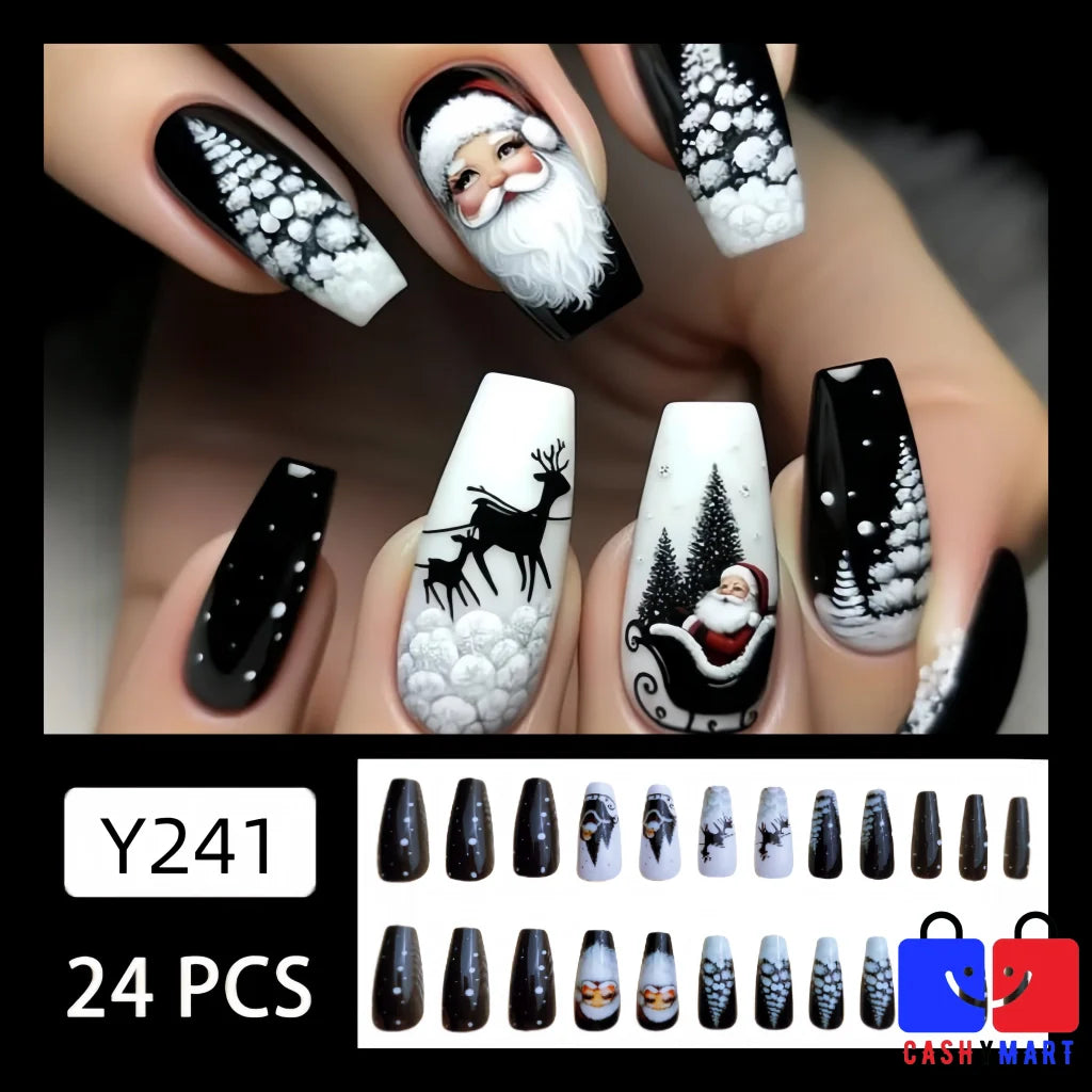 Christmas Press-On Nails-2