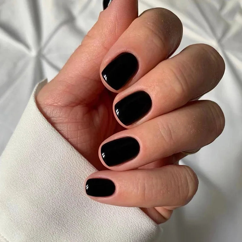 Glossy Acrylic Press On Nails-0
