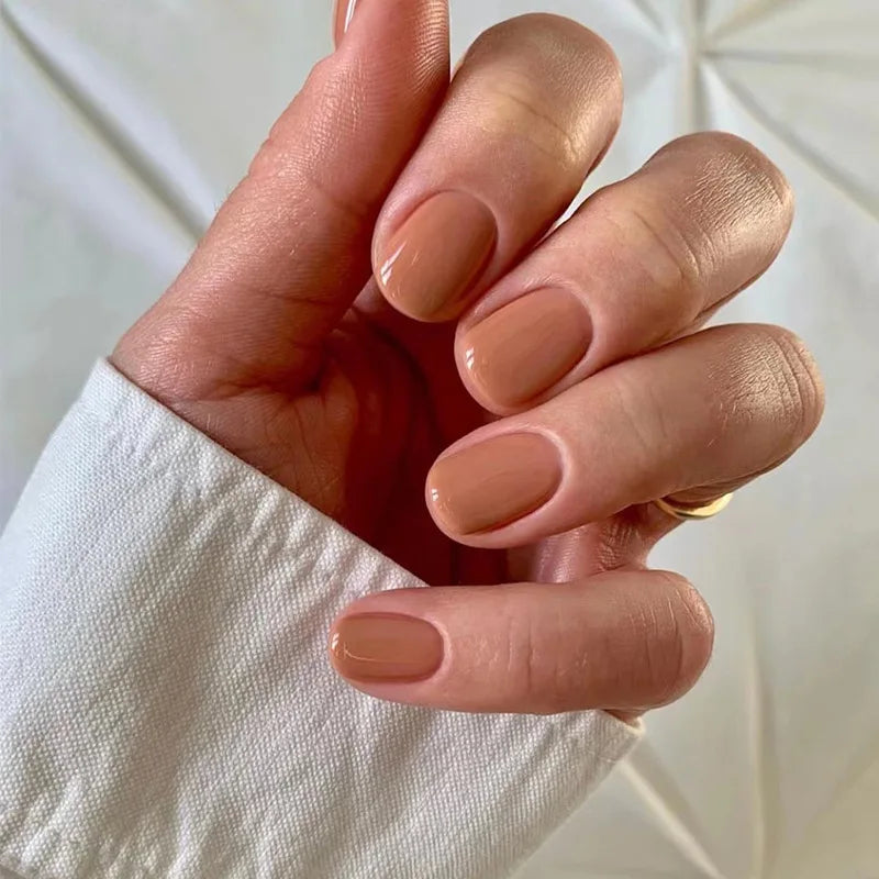 Glossy Acrylic Press On Nails-3