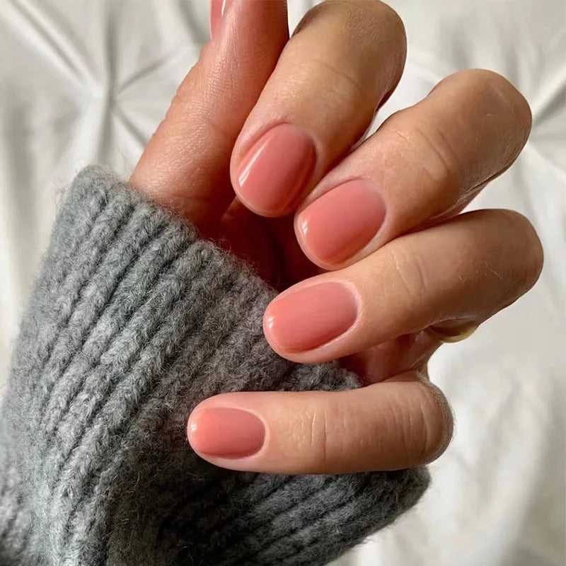 Glossy Acrylic Press On Nails-5