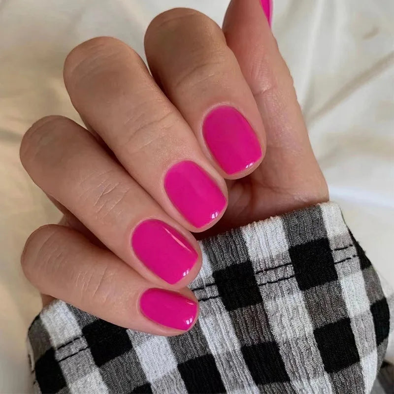 Glossy Acrylic Press On Nails-6