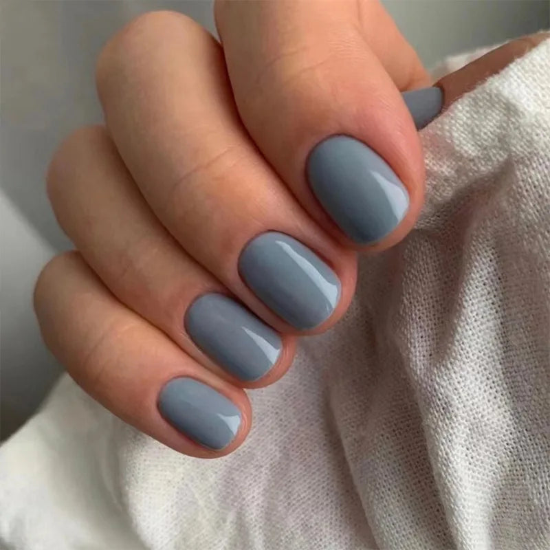 Glossy Acrylic Press On Nails-8