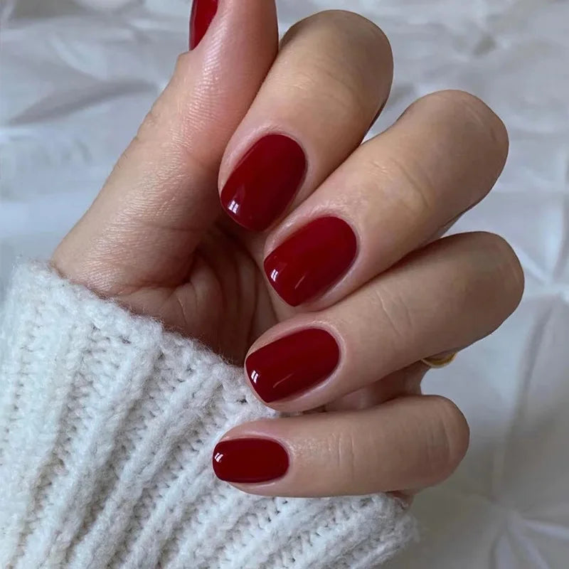 Glossy Acrylic Press On Nails-10
