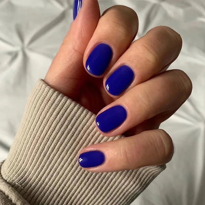 Glossy Acrylic Press On Nails-11