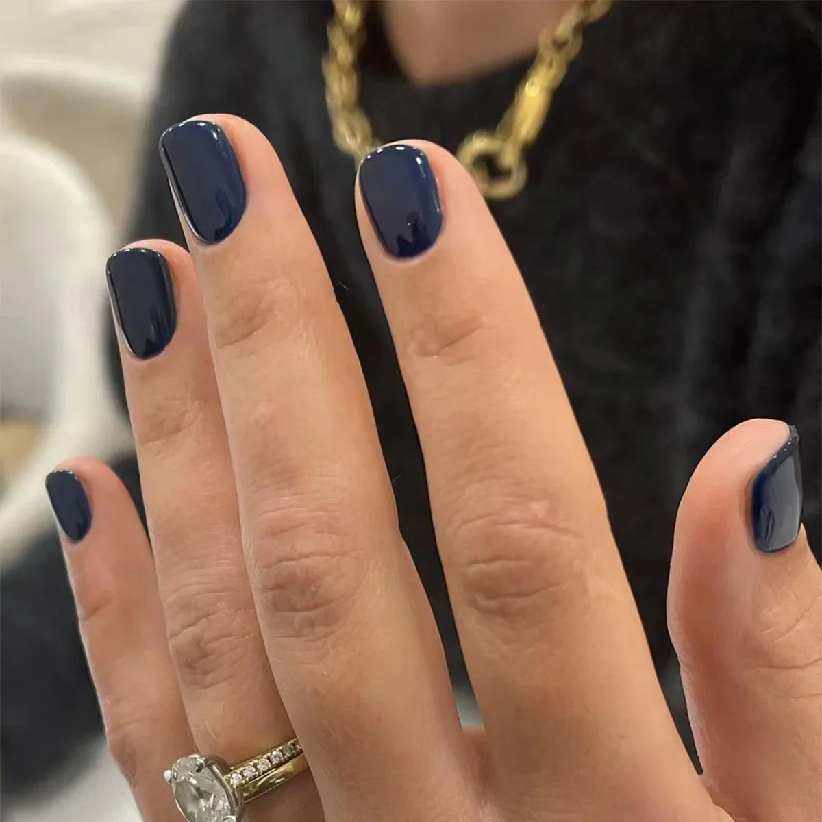 Glossy Acrylic Press On Nails-20
