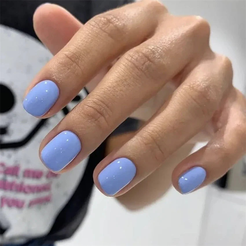 Glossy Acrylic Press On Nails-22