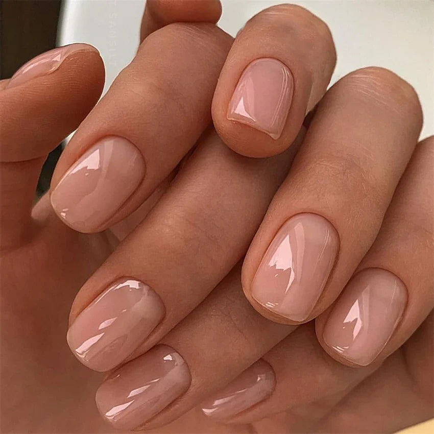 Glossy Acrylic Press On Nails-23