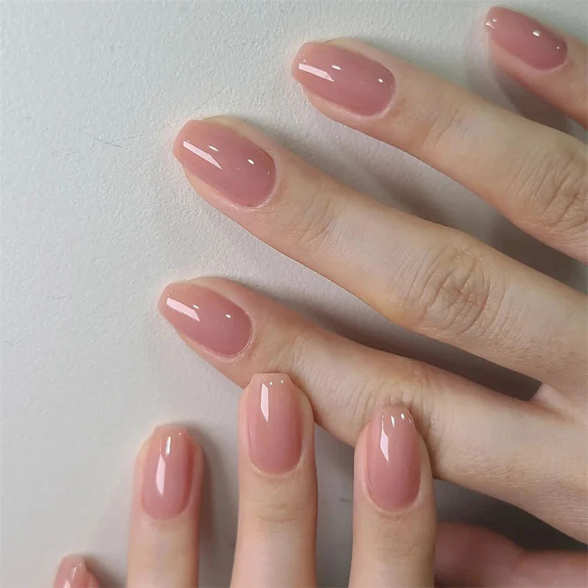 Glossy Acrylic Press On Nails-25