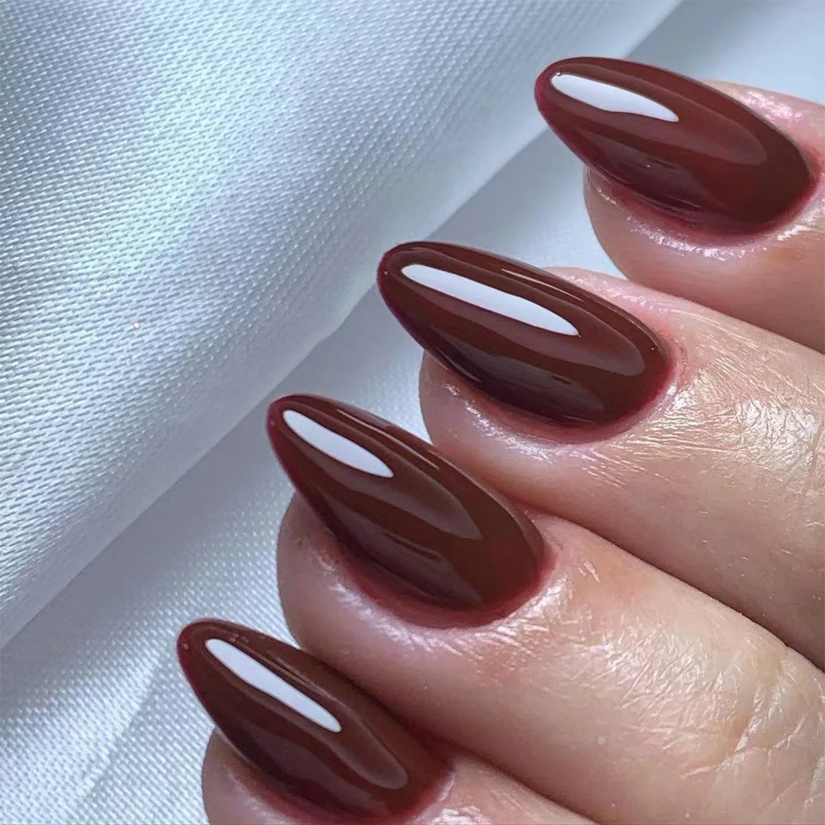 Glossy Acrylic Press On Nails-45