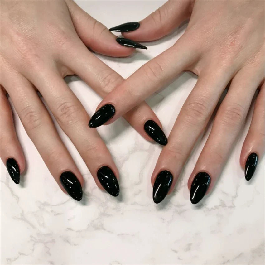 Glossy Acrylic Press On Nails-29