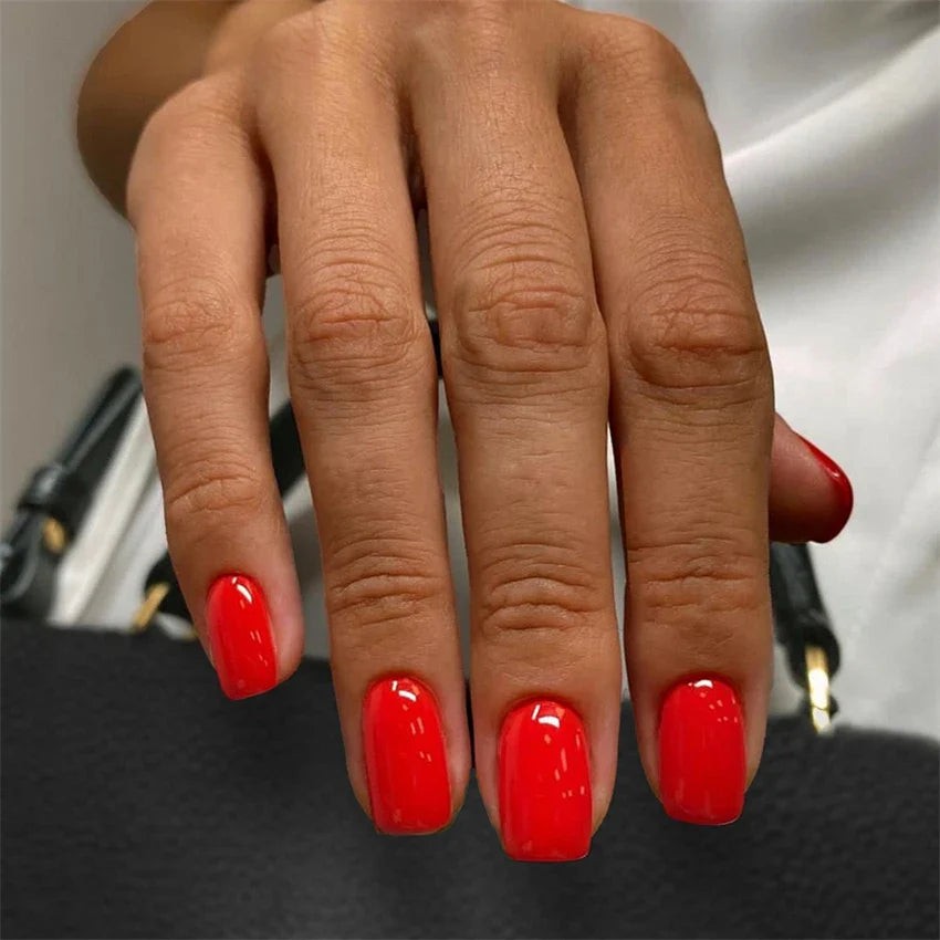 Glossy Acrylic Press On Nails-64