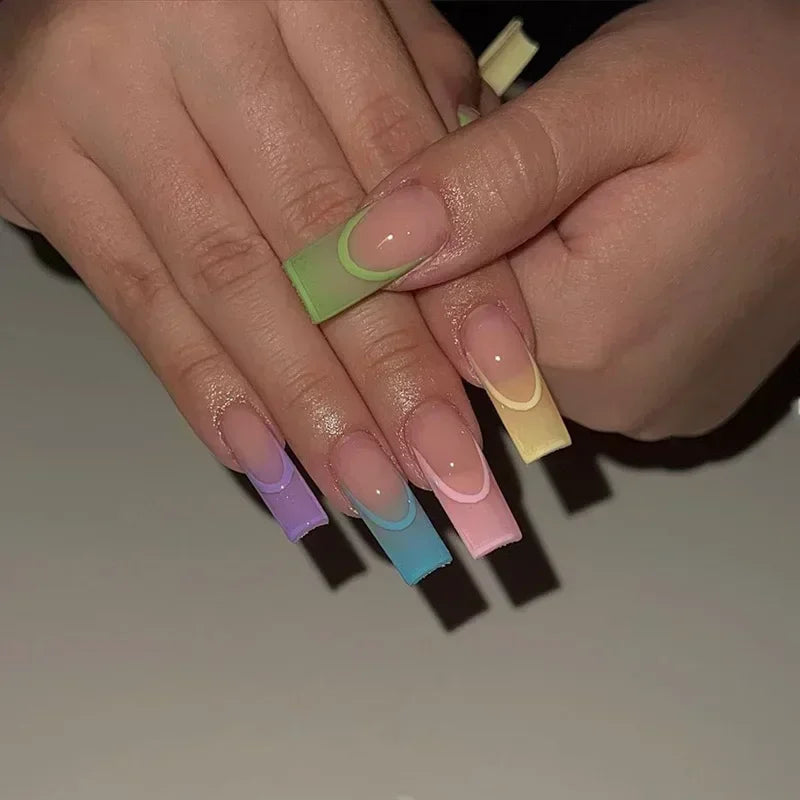 Coffin Press-On Nails-48