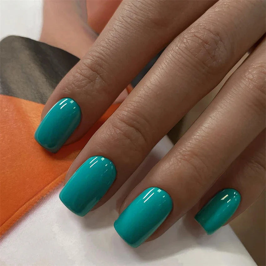 Glossy Acrylic Press On Nails-62