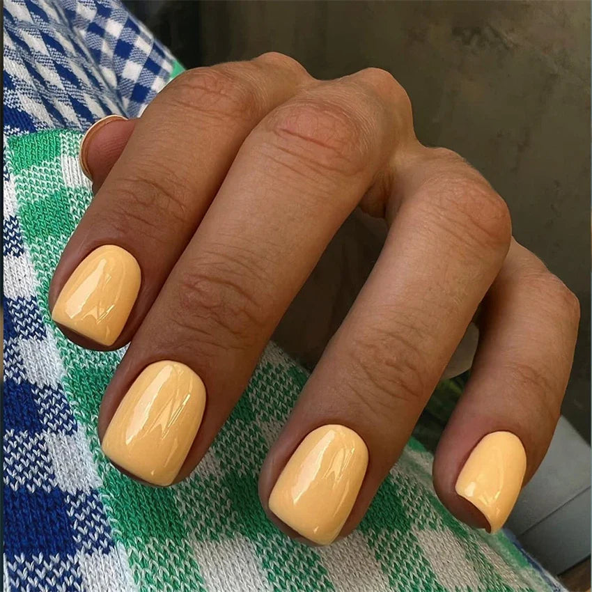 Glossy Acrylic Press On Nails-59