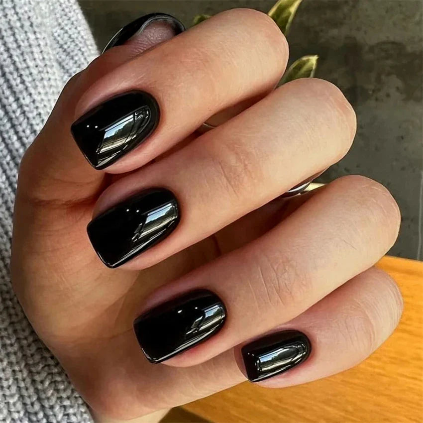 Glossy Acrylic Press On Nails-56