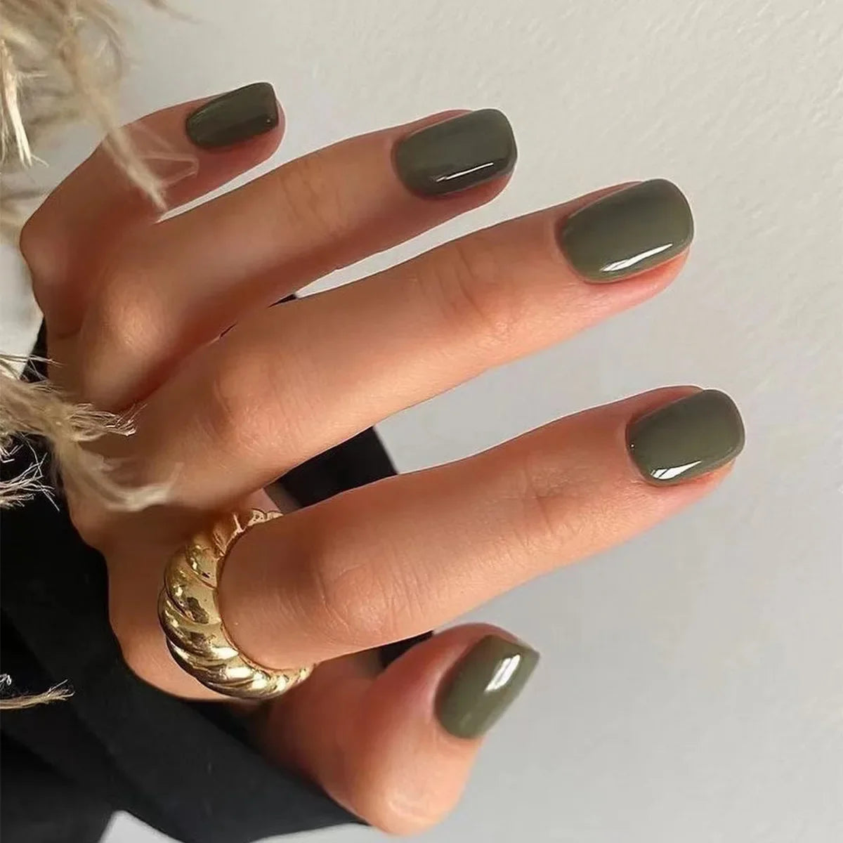 Glossy Acrylic Press On Nails-39