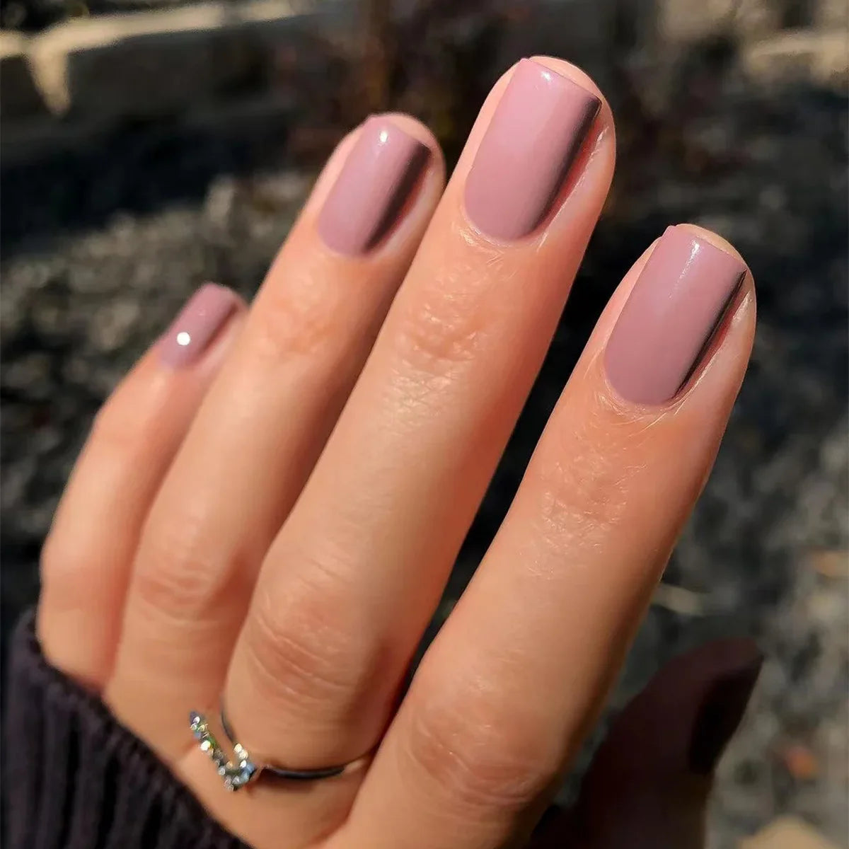 Glossy Acrylic Press On Nails-30