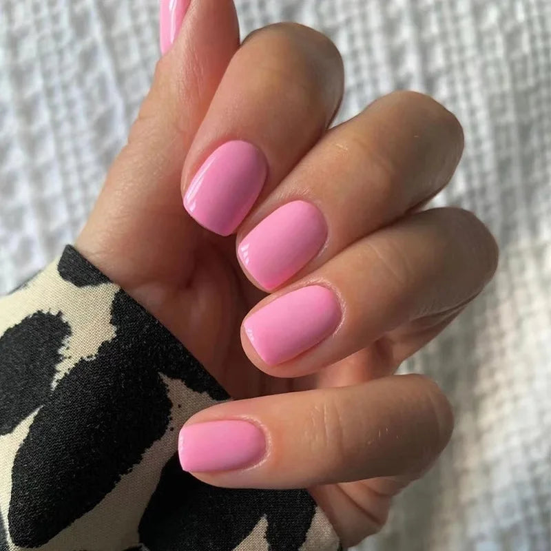 Glossy Acrylic Press On Nails-36